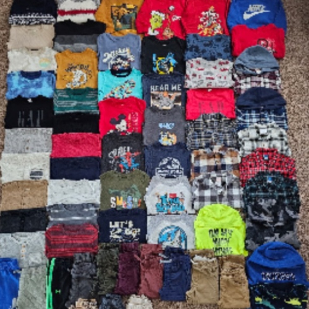 10 pieces Boys Clothes Size 6, 7 and Size 8 Summer, New & pre owned $20.00